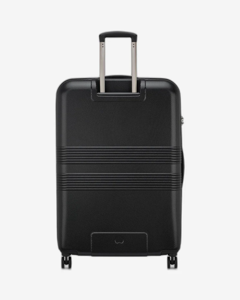 DELSEY Paris  Delsey Flanerie SE 82cm Check In trolley, black, 4 spinner wheels, polycarbonate hard shell, expandable, TSA lock, dual handle, spacious interior, 5-year warranty  | Best Price UAE